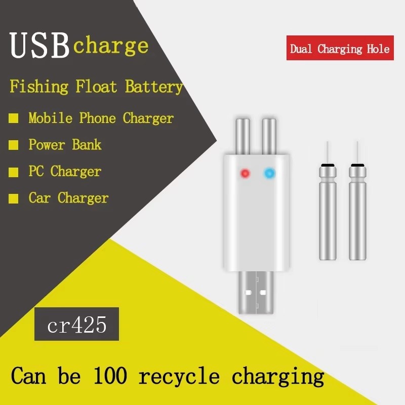 Rechargeable CR425 CR322 Batte - Fish Finder Charger recensione e prezzo