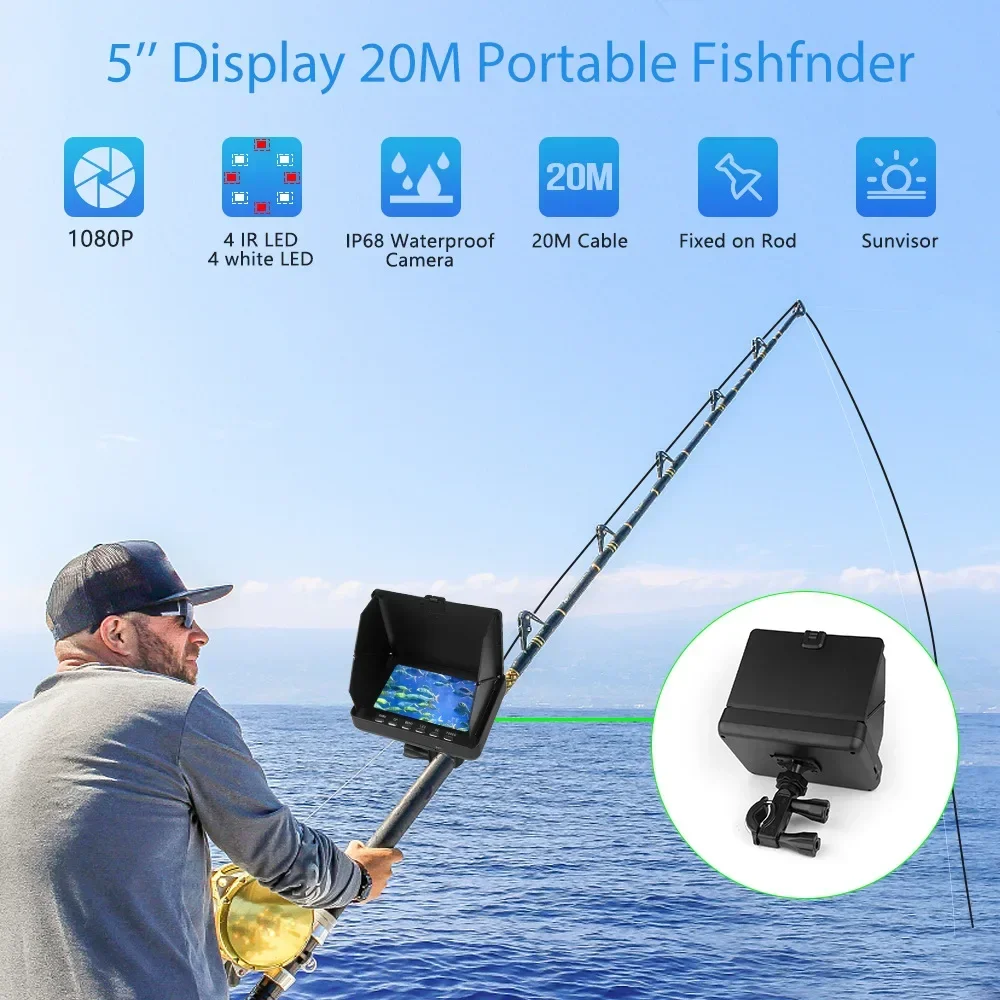 Fish Finder 5.0 Inch LCD Displ - Fishing Camera recensione e prezzo