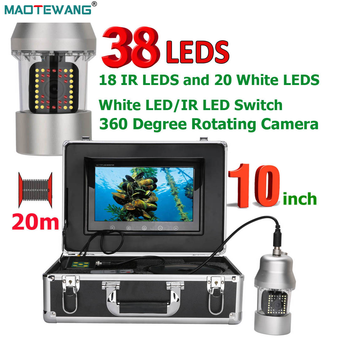 MAOTEWANG Underwater Fishing V - Fish Finder Cable recensione e prezzo