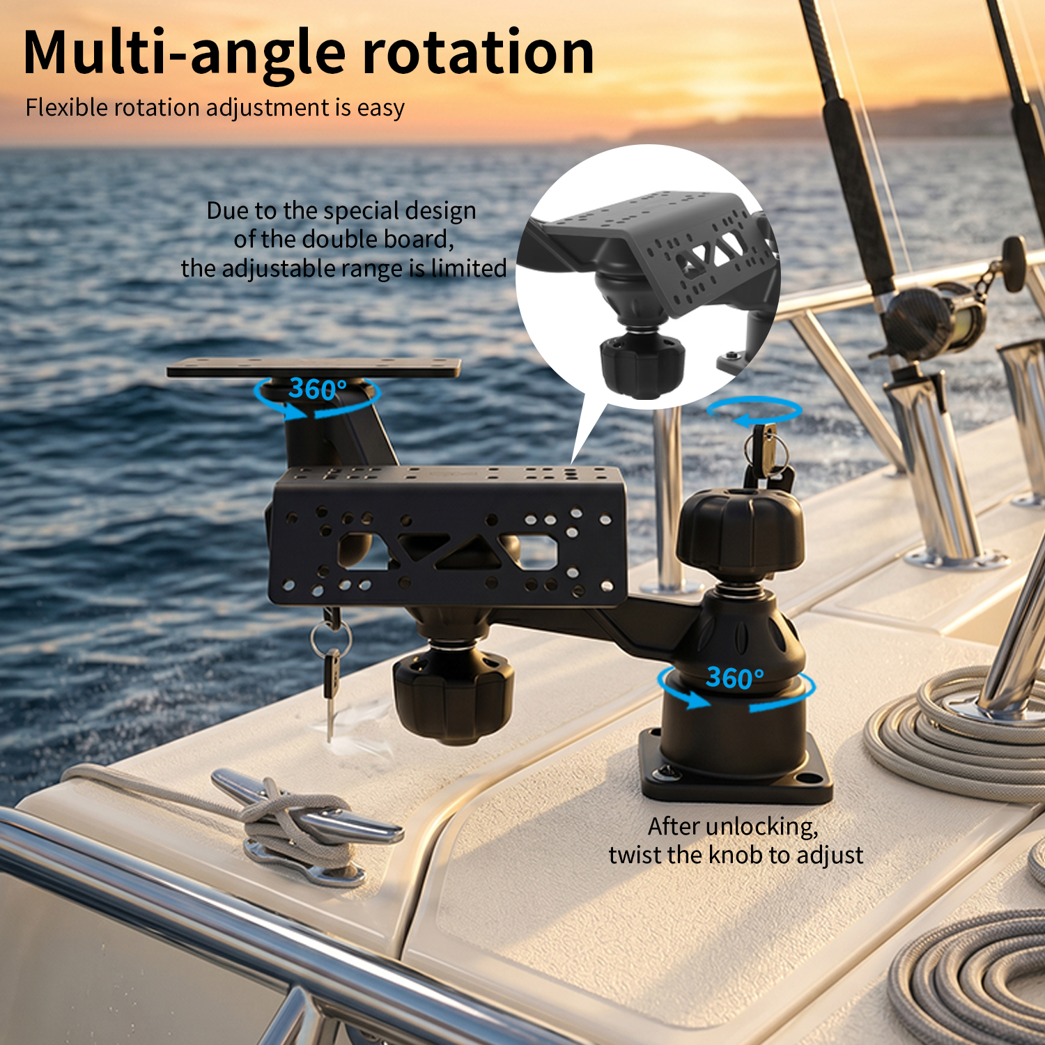 VINmounts 3-Display Fish Finde - Fish Finder Mount recensione e prezzo