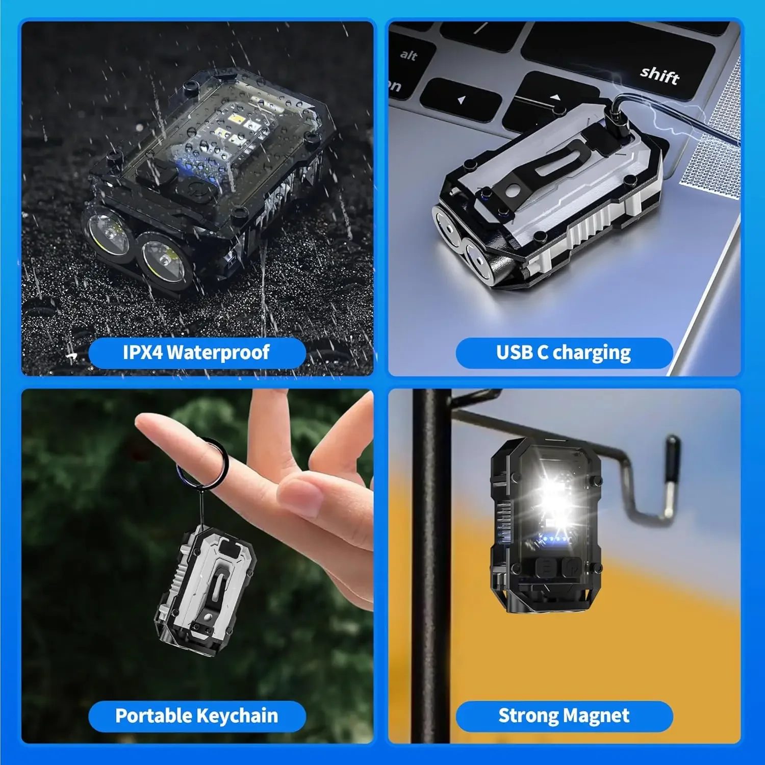 Clip-On Flashlight Rechargeabl - Fishing Light recensione e prezzo