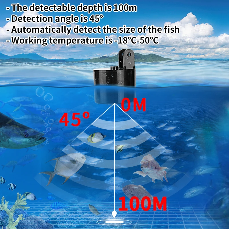 Alarm 100M Portable Sonar Fish - Fish Finder Transducer recensione e prezzo