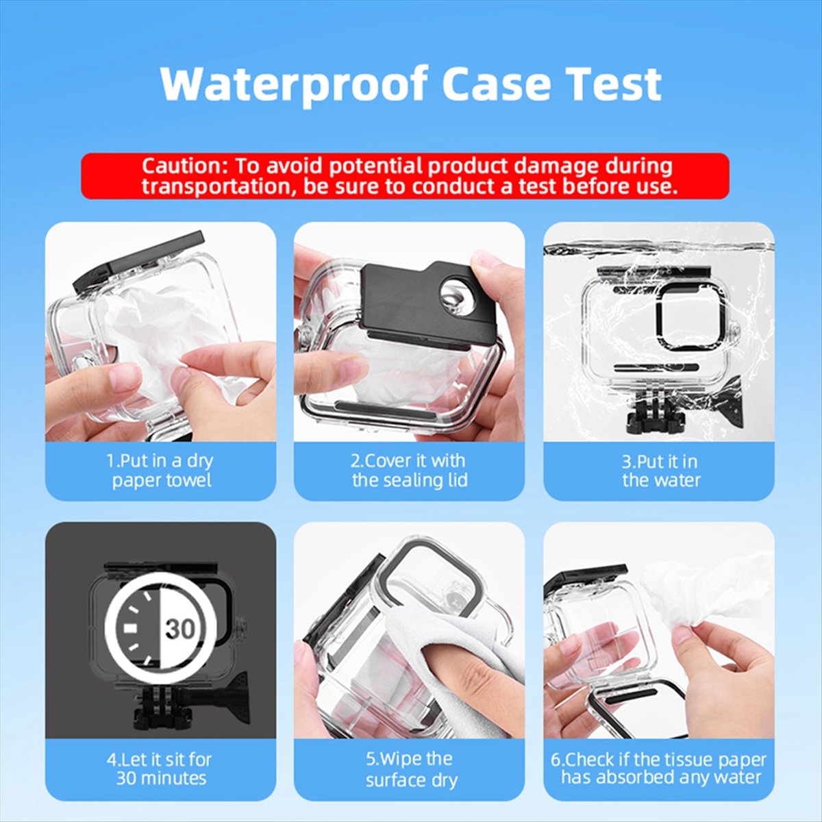 M05K 60M Waterproof Case for G - Underwater Camera recensione e prezzo