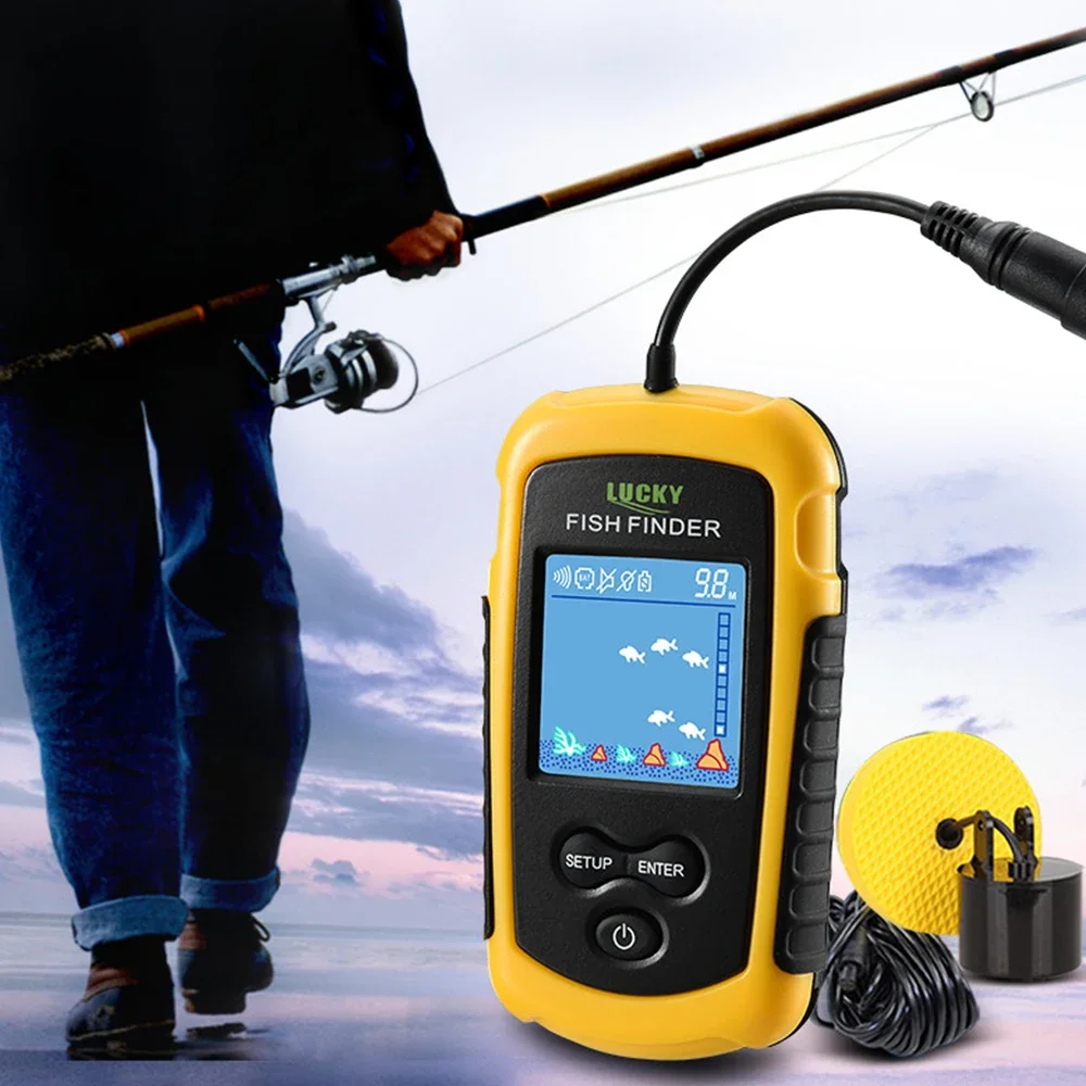 Lucky LCD Color Screen Portabl - Fish Finder Transducer recensione e prezzo