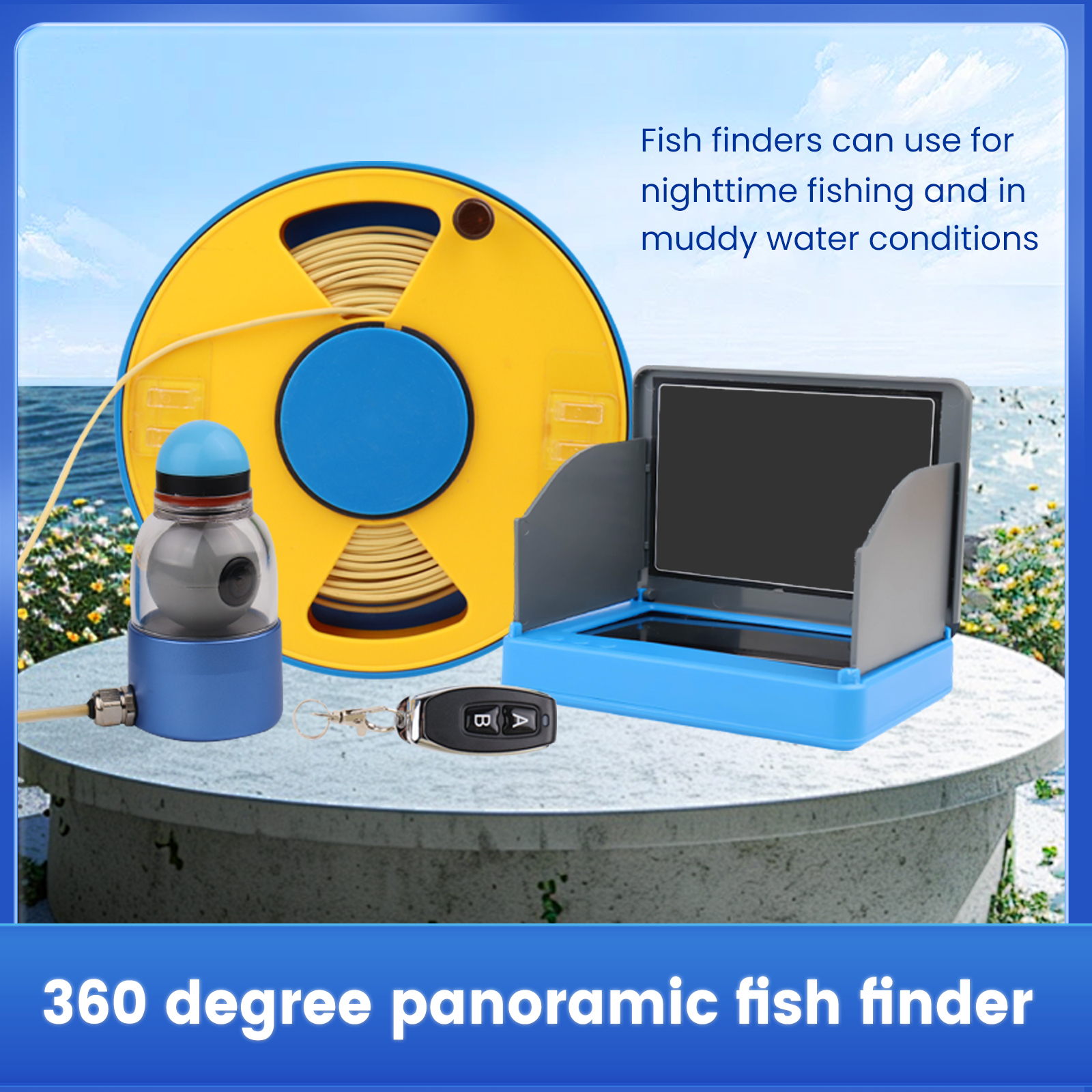 WIFI 360° Underwater Fishing C - Fish Finder Cable recensione e prezzo