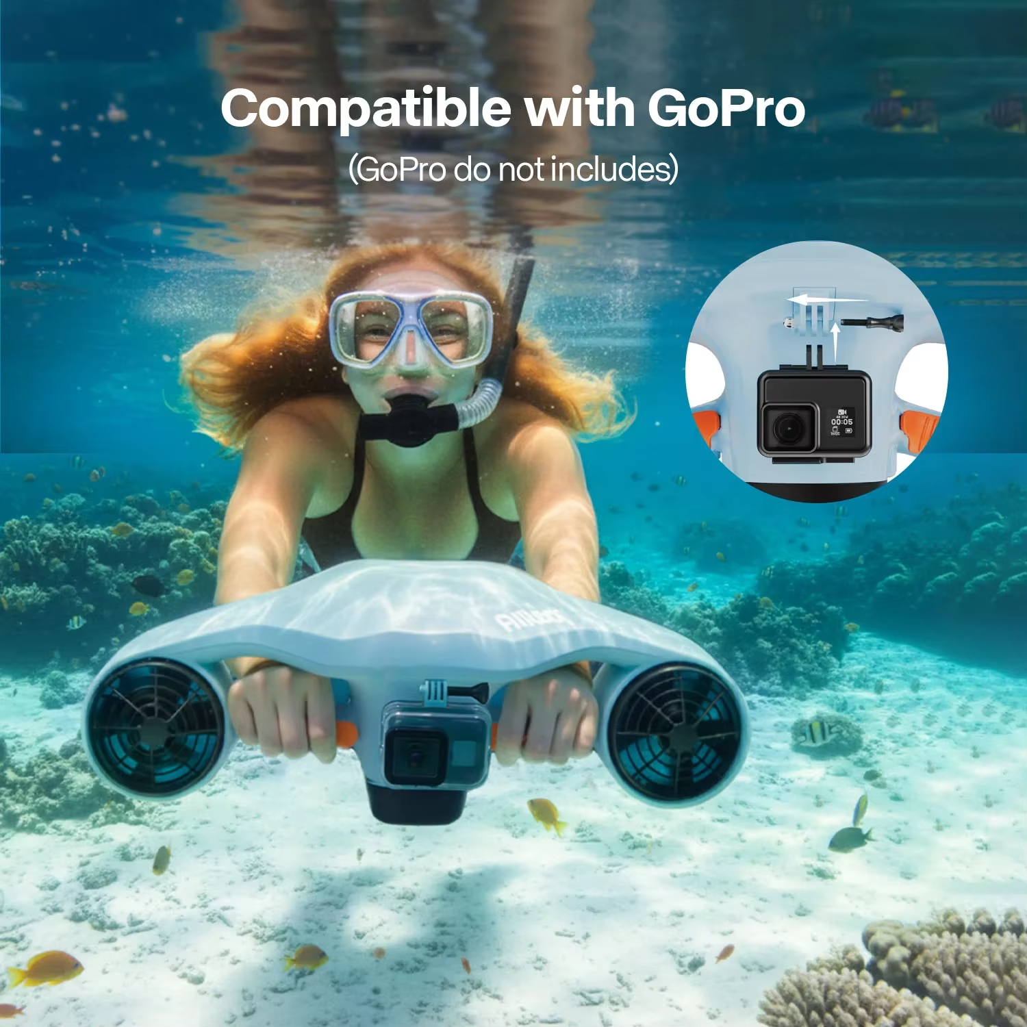 Asiwo MANTA 2 Underwater Scoot - Underwater Camera recensione e prezzo