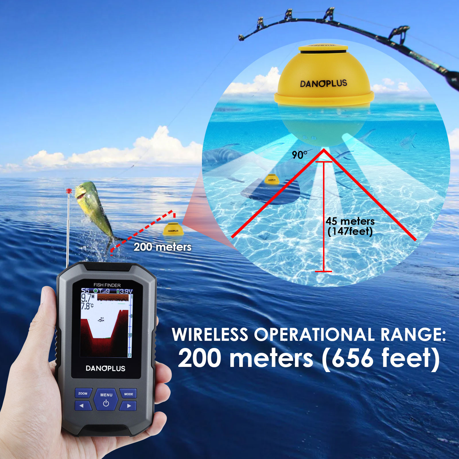 Fish Finder Wireless Sonar Sen - Fish Finder recensione e prezzo