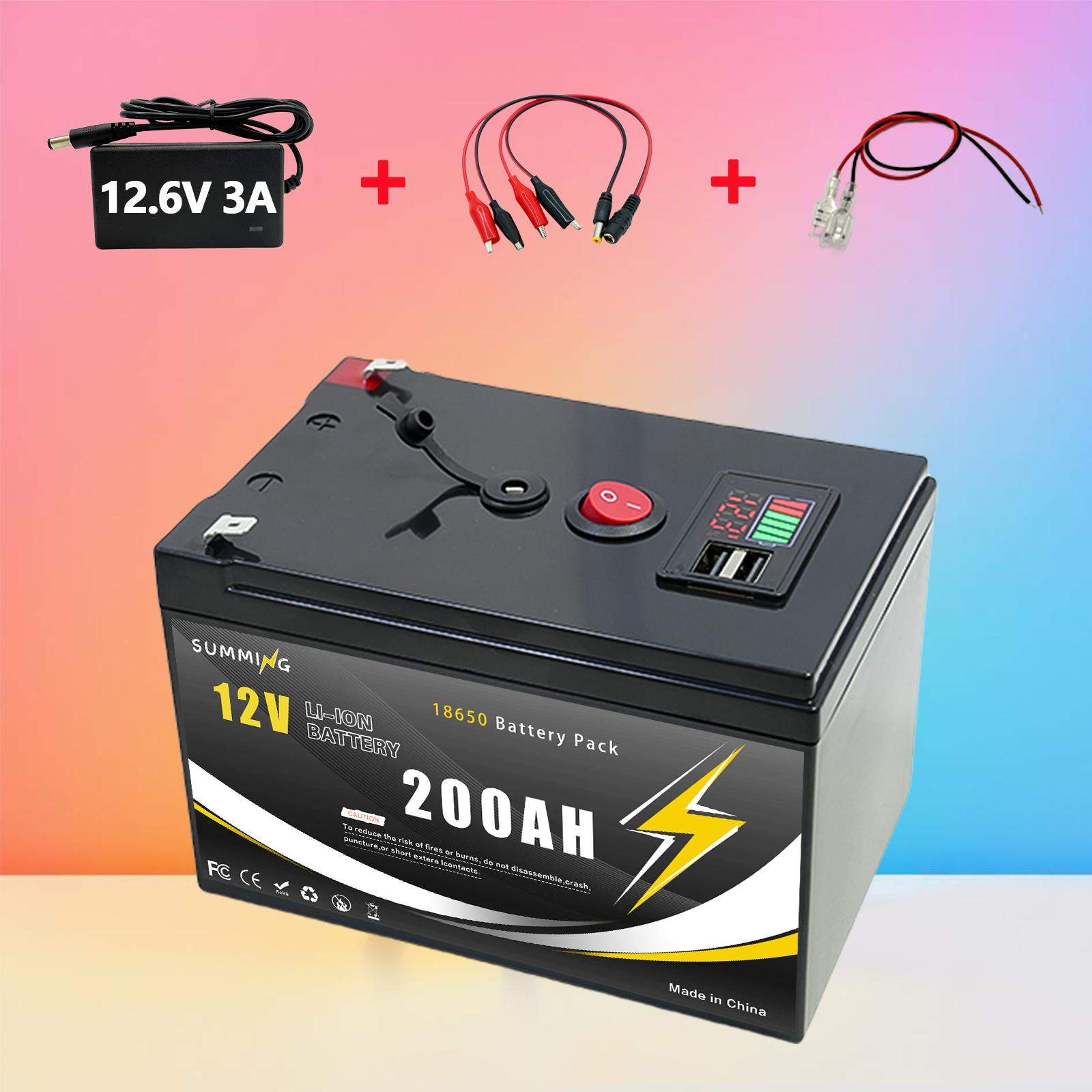 12V 200Ah Lithium  LiFeP04 Bat - Fish Finder Charger recensione e prezzo