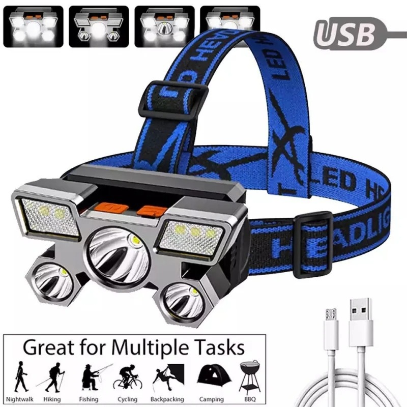 USB Rechargeable Headlamp Port - Fish Finder Battery recensione e prezzo