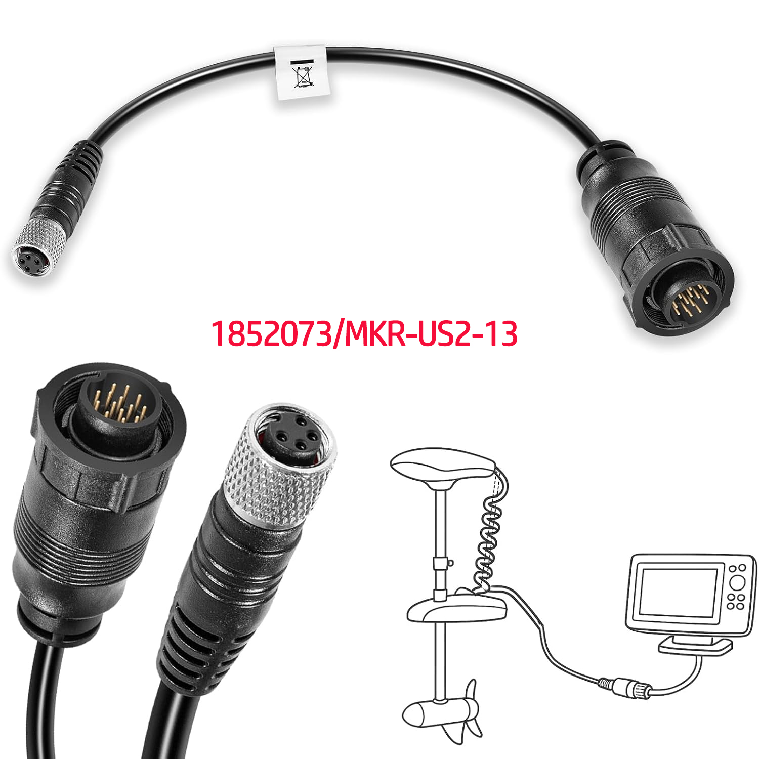 For Minn Kota MKR-US2-13 Unive - Fish Finder Transducer recensione e prezzo