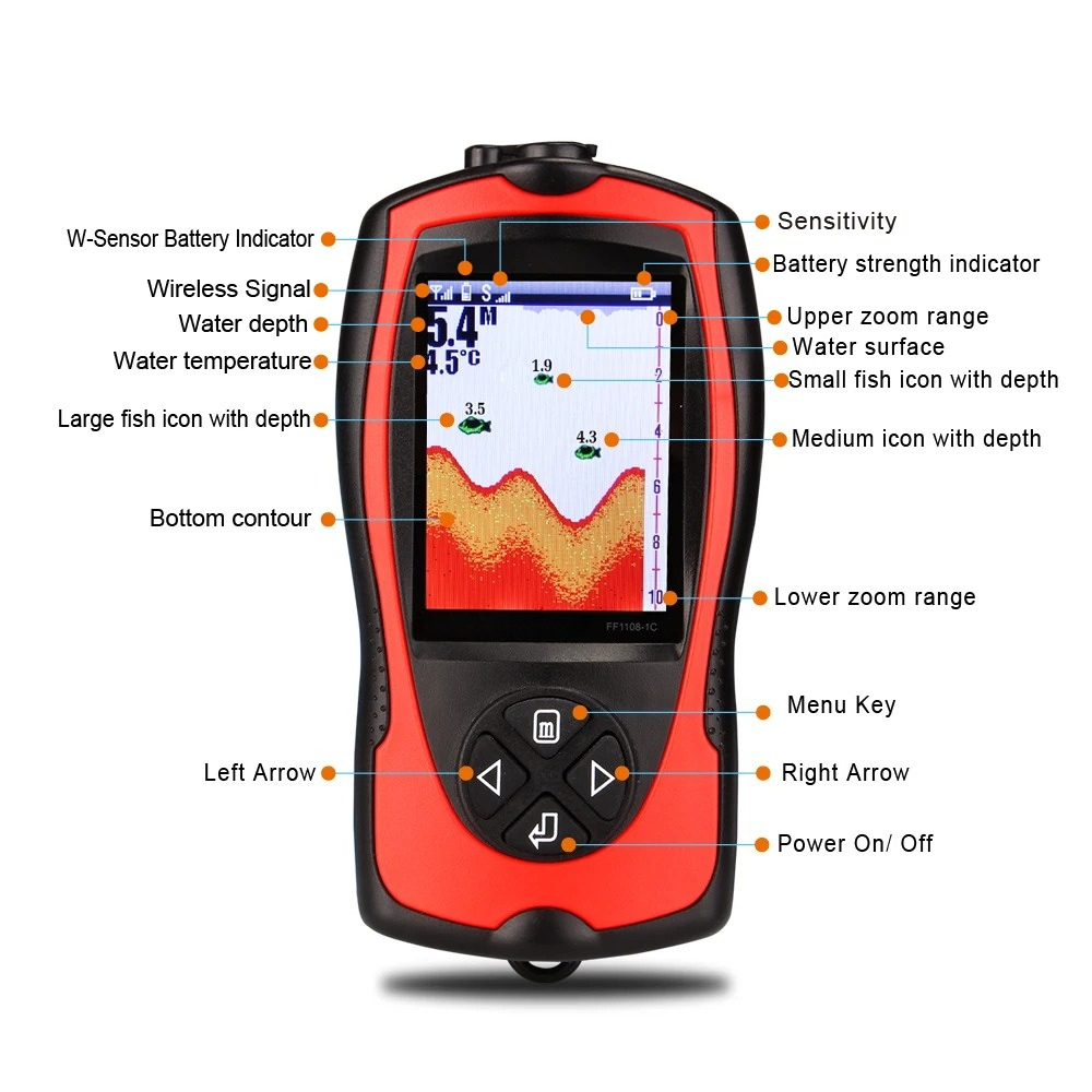 Wired fish finder high definit - Fish Finder recensione e prezzo