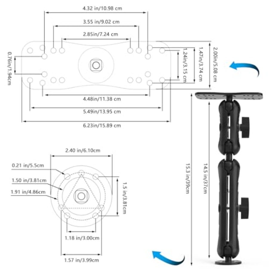 Aluminum Alloy Fish Finder Mou - Fish Finder Mount recensione e prezzo
