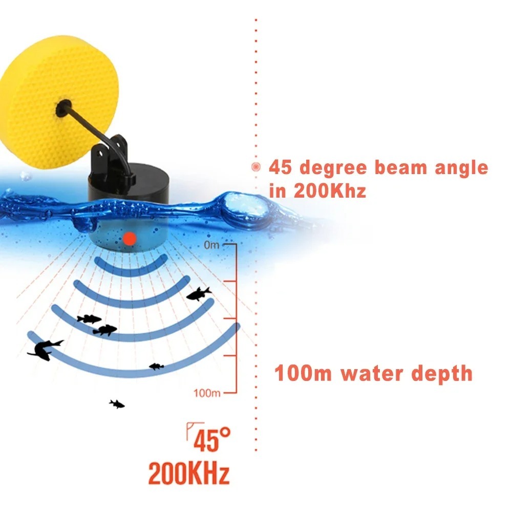 Wireless Sonar Detection Fish  - Fish Finder Cable recensione e prezzo