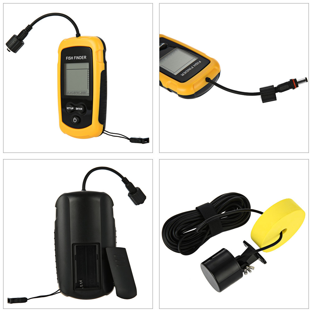 Alarm 100M Portable Sonar Fish - Fish Finder Transducer recensione e prezzo