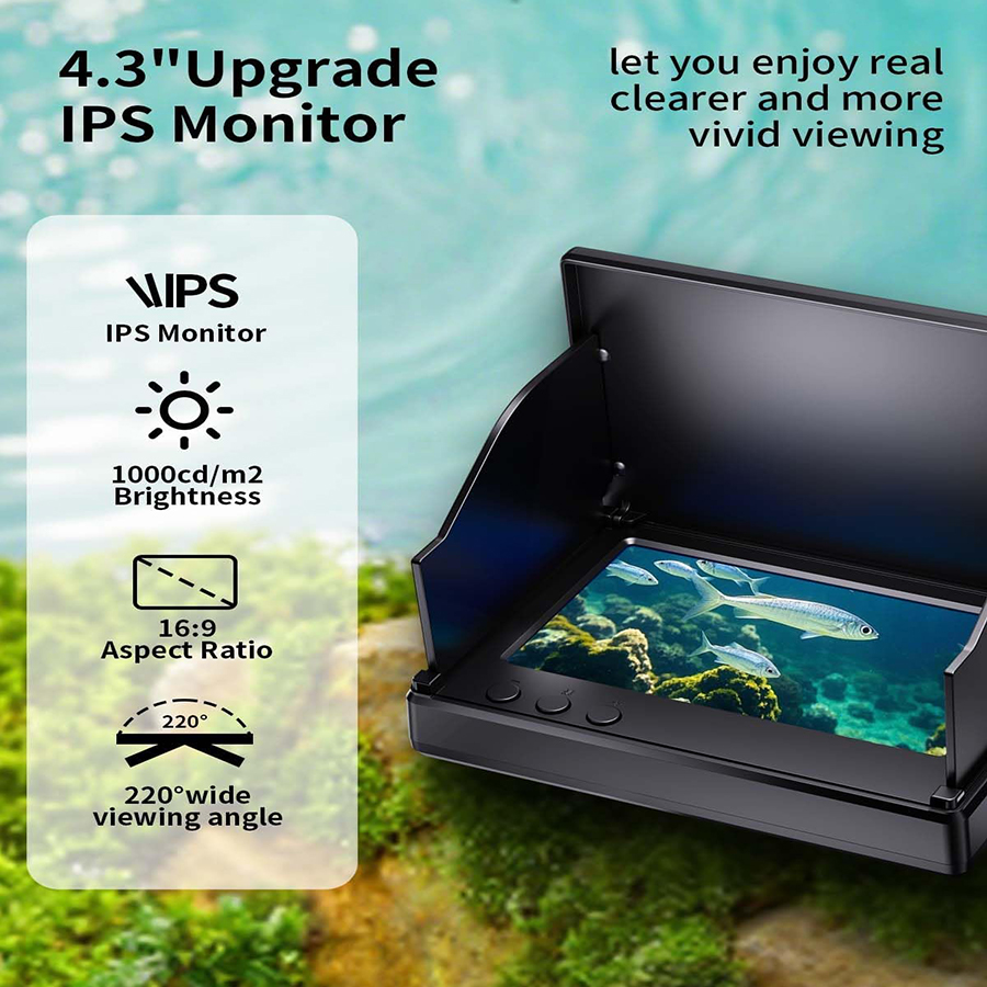 FOURQ Handheld 1080P 4.3'' LCD - Fish Finder Portable recensione e prezzo