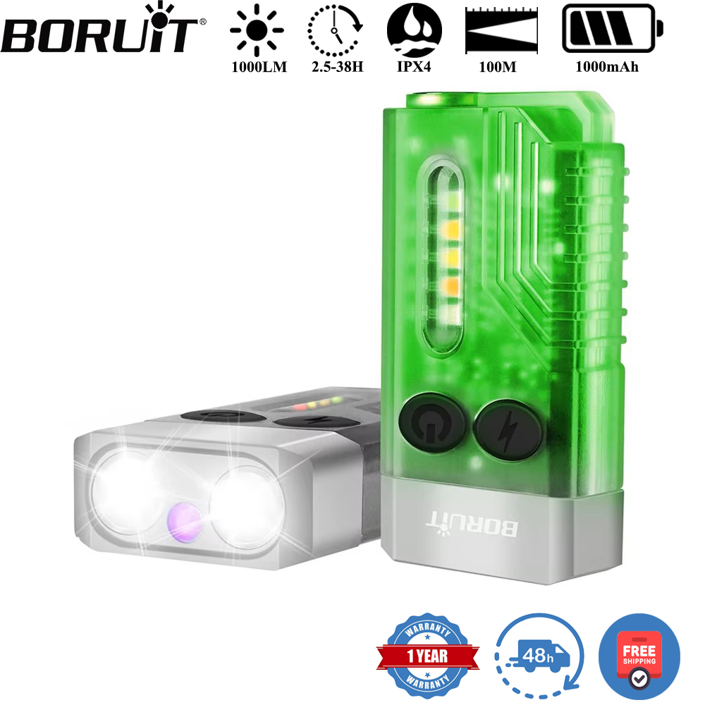 BORUiT V10 Keychain UV LED EDC - Fishing Light recensione e prezzo