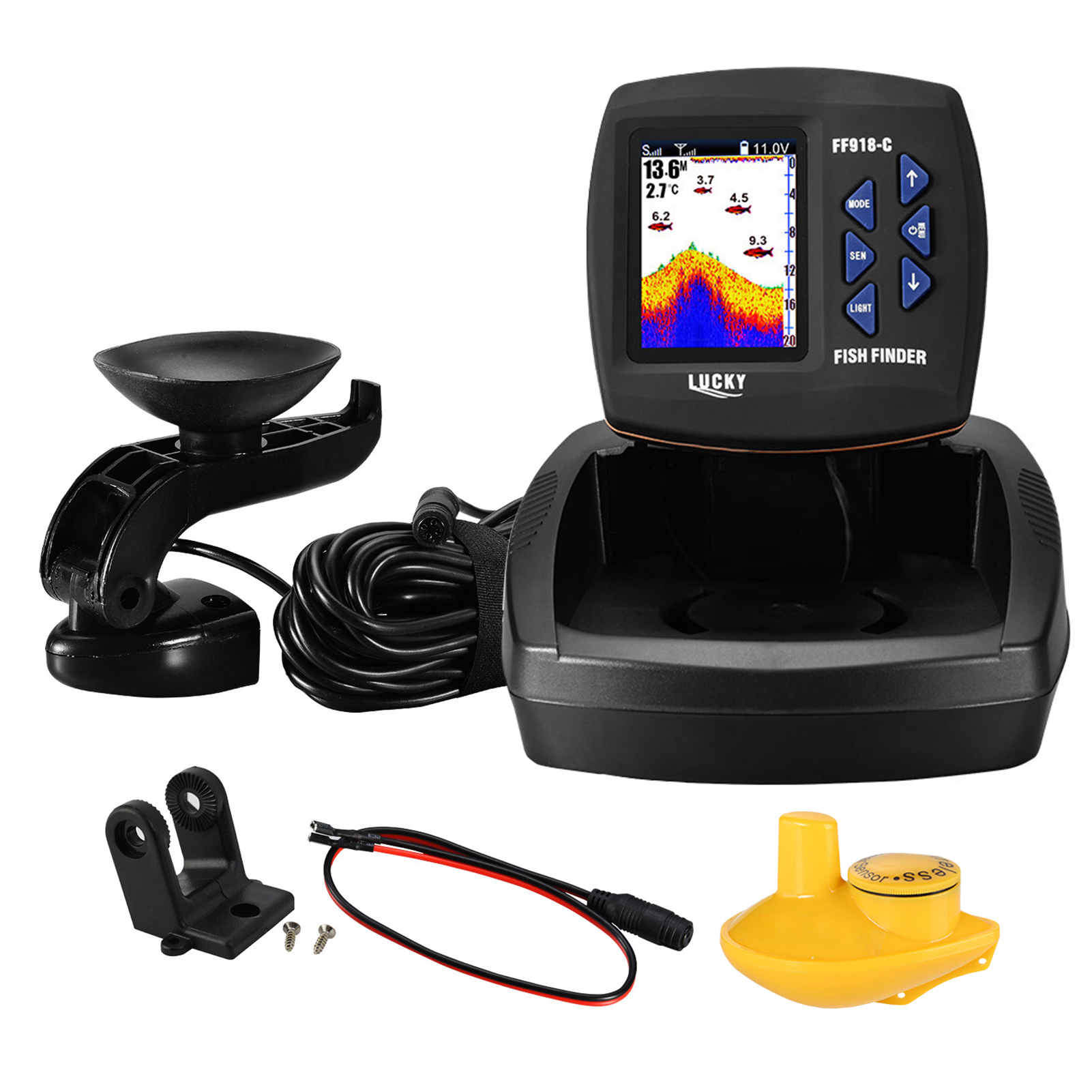 Portable Fish Finder Wireless  - Fish Finder Transducer recensione e prezzo