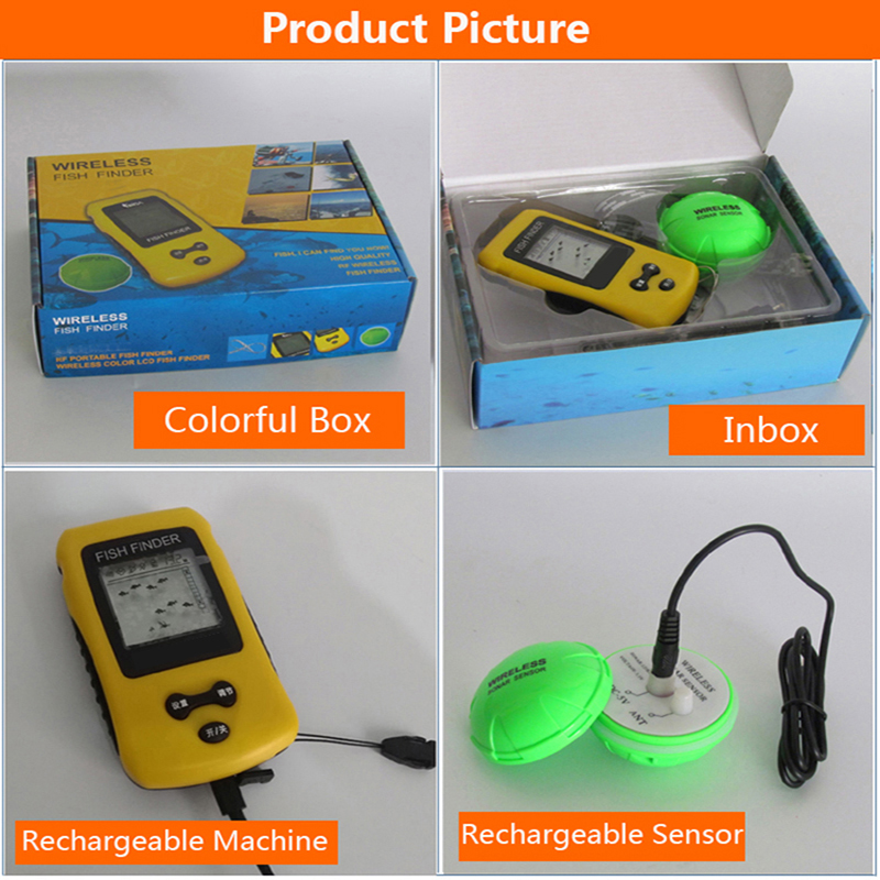 Brand New Colorful Wireless Fi - Fish Finder Transducer recensione e prezzo