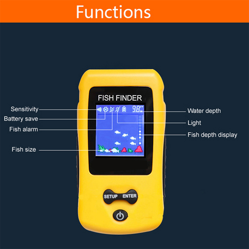 Brand New Colorful Wireless Fi - Fish Finder Transducer recensione e prezzo